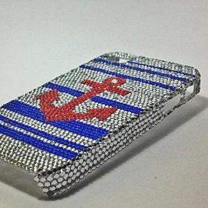 Anchor Cell Phone Case Bling Case Rhinestone Case..