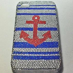 Anchor Cell Phone Case Bling Case Rhinestone Case..